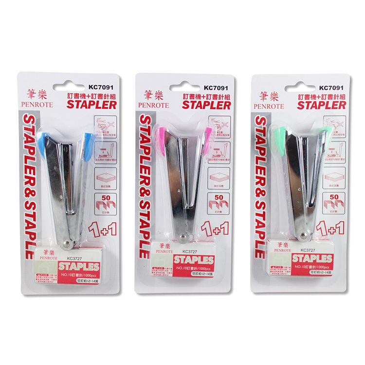 【PENROTE筆樂】1+1 訂書機+訂書針組