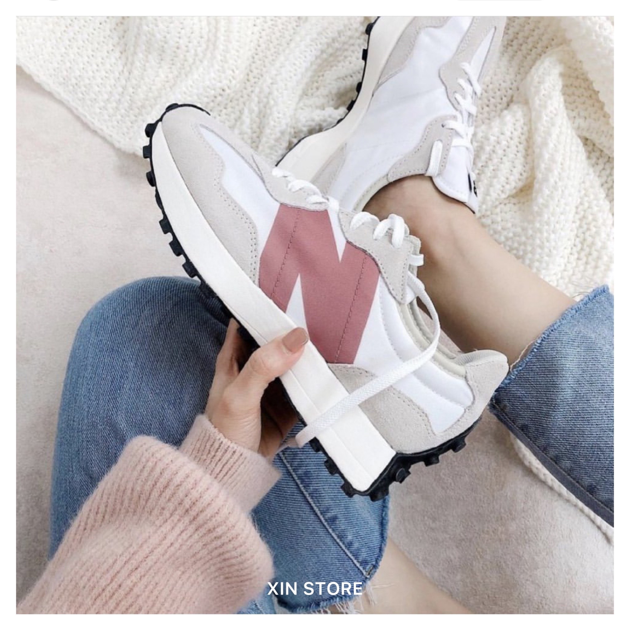 【現貨】New Balance NB 327 復古 厚底 麂皮 休閒鞋 慢跑鞋 乾燥玫瑰