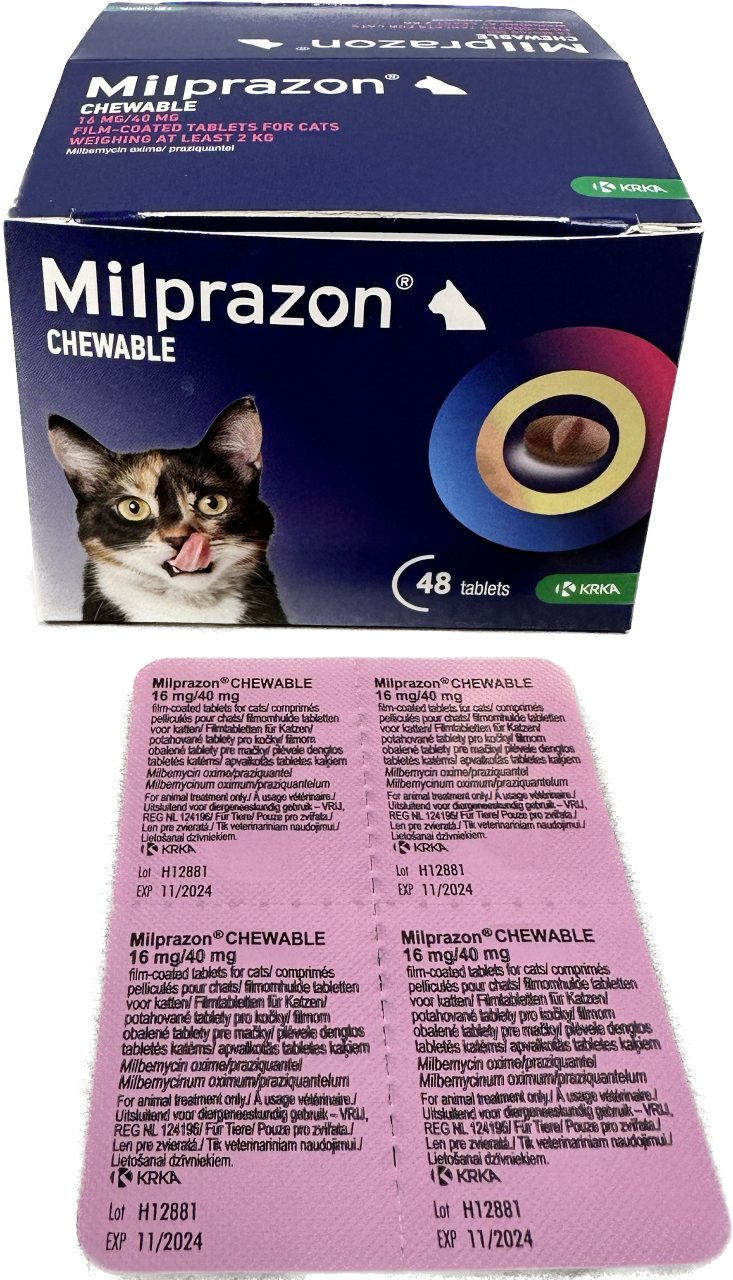 Milprazon 風味貓貓驅蟲片 (1粒) /每粒 4-8kg
