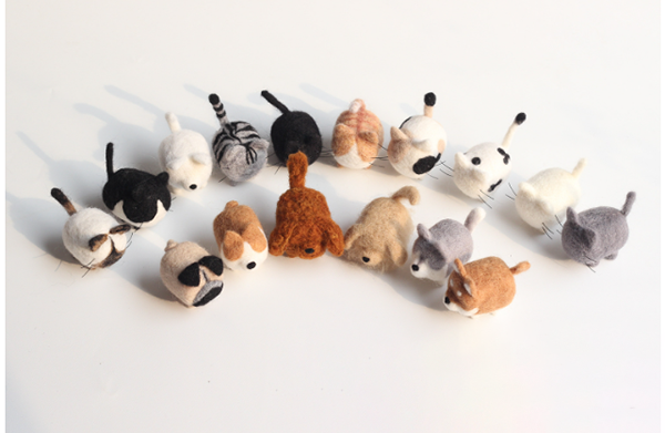 貓咪柯基柴犬戳戳樂DIY手工材料 M4856