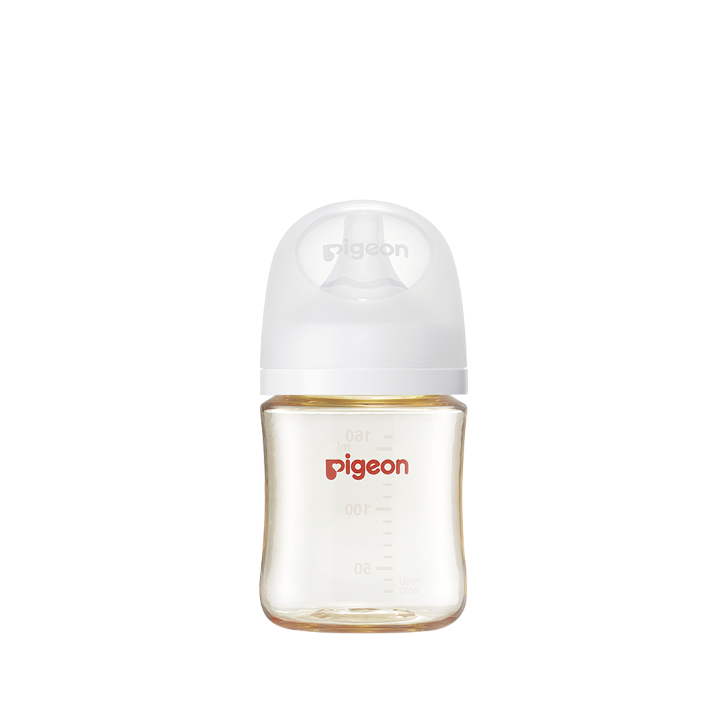 Pigeon 貝親 第三代母乳實感PPSU奶瓶160ml(純淨白)