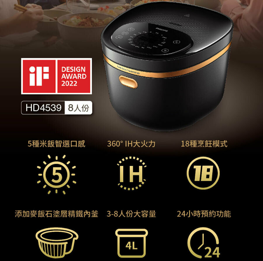 iF Design - Philips Electric Rice Cooker 5000 Series