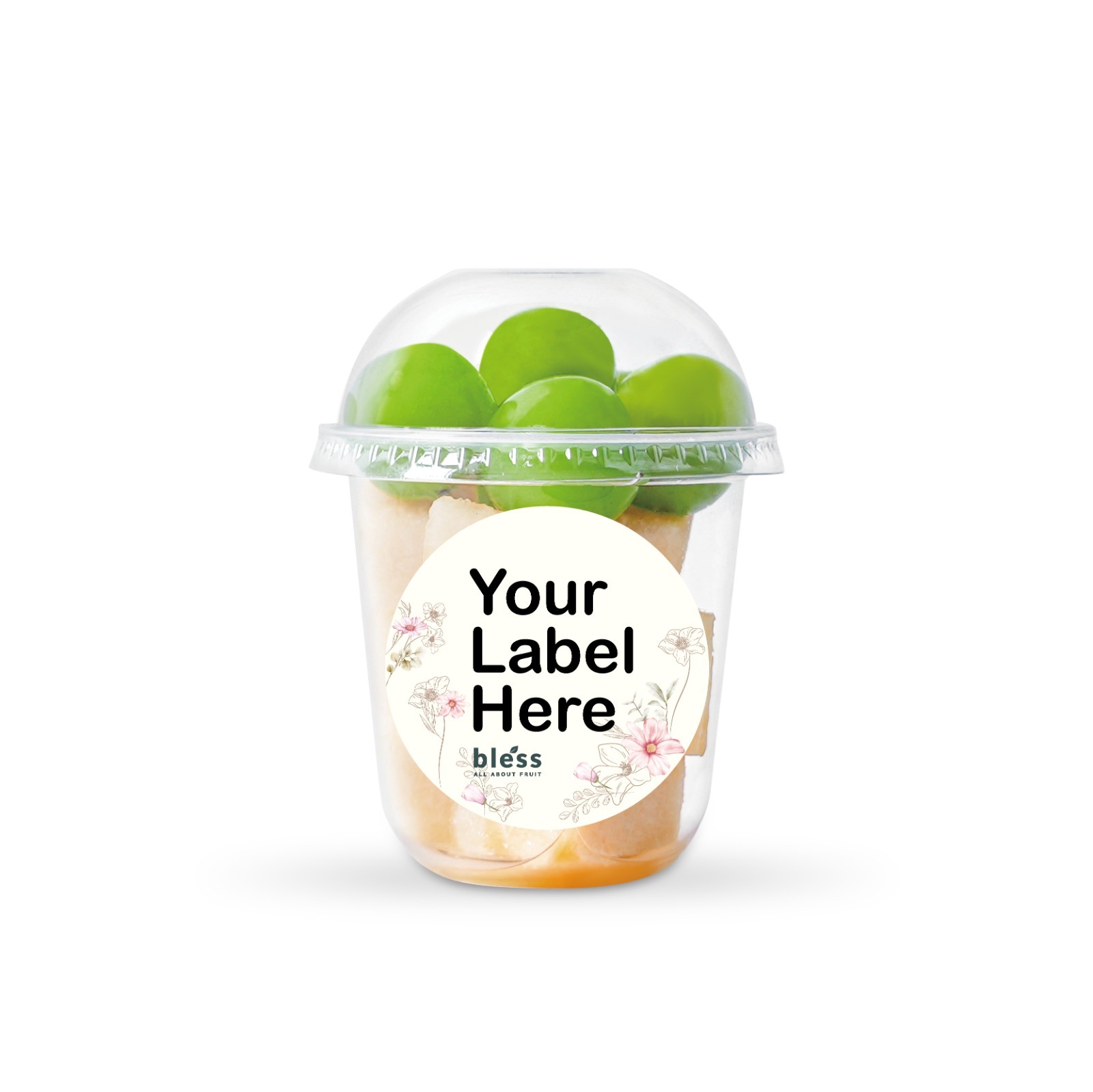 DIY Label BLESS水果杯