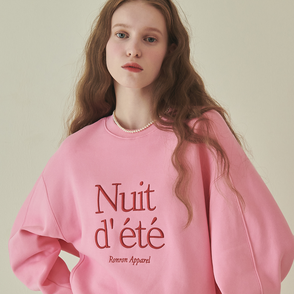 RONRON NUIT D ETE SWEATSHIRT PINK