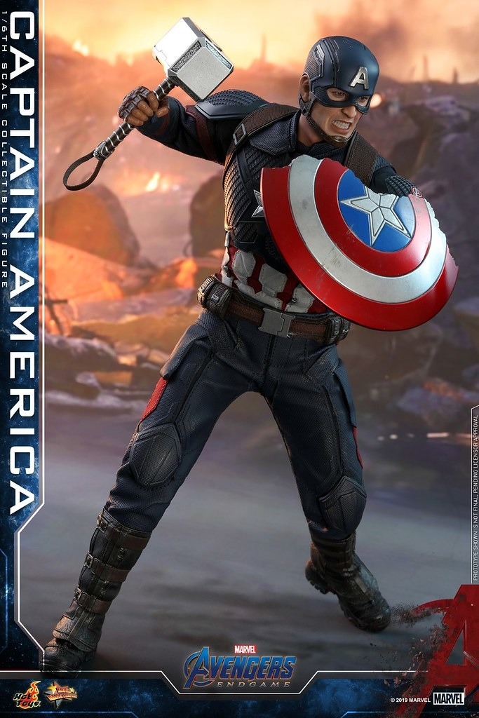 絕版 ! Hot Toys - MMS536 -《復仇者聯盟：終局之戰》美國隊長 Captain America 1/6