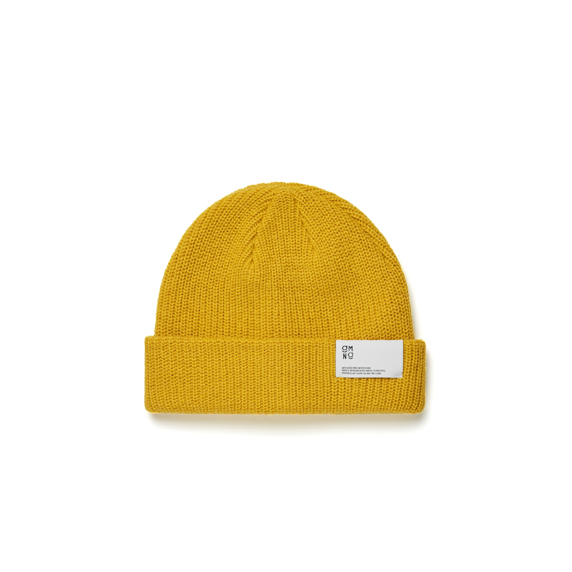MELSIGN x mouggan - Knitted Beanie - Yellow