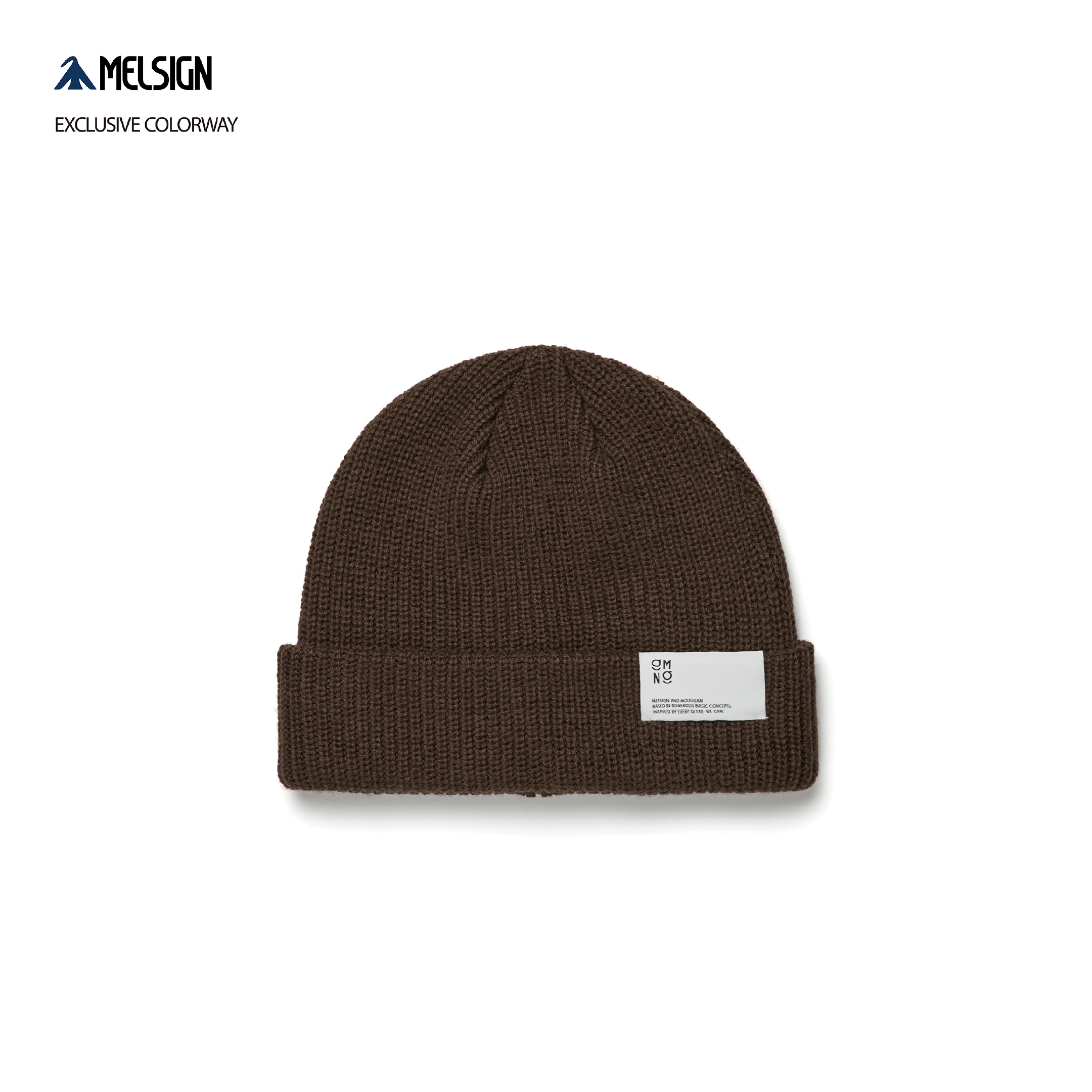 MELSIGN x mouggan - Knitted Beanie - Coffee