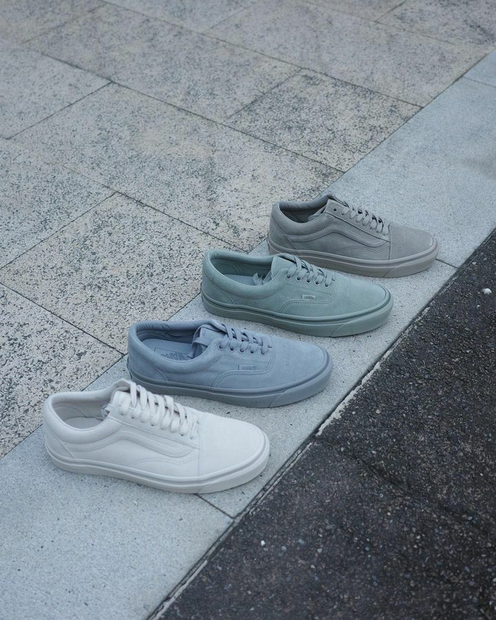 Vans × NEIGHBORHOOD  Era 95 DX、old skool 36 D NBHD 米白(VN0A54F3BRC)、沙色(VNOA54F3BRC)、灰綠(VNOA7Q5ZSQJ)、灰藍(VNOA7Q5ZGRY)