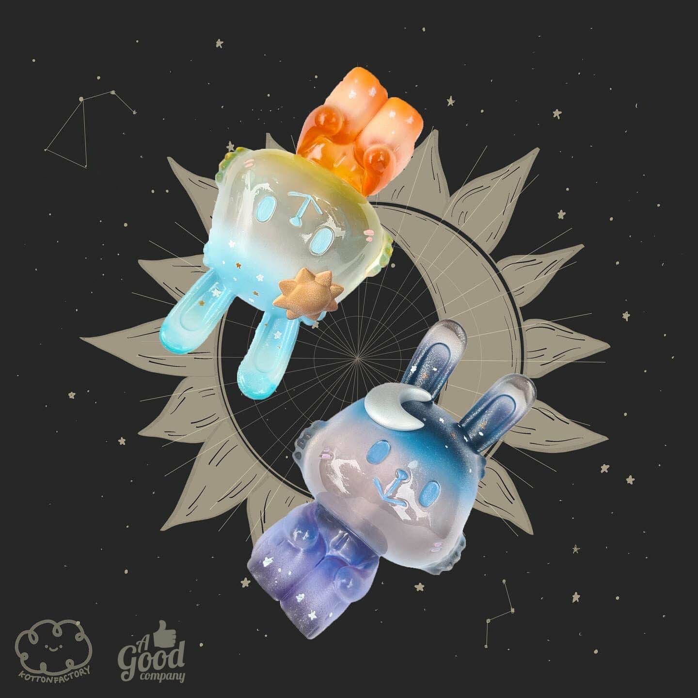 Kotton Factory  -  Blue /  Night sky Robin