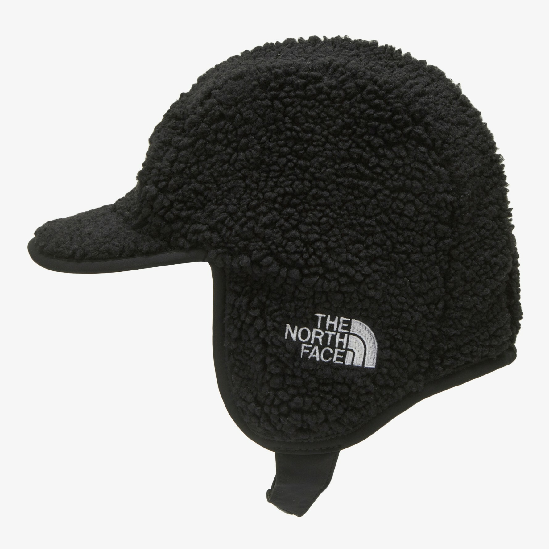 THE NORTH FACE FLEECE WARM 毛絨 保暖 飛行帽 遮耳帽 黑  NE3CN60A