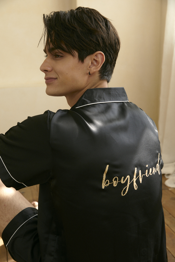 Love To Dream 短袖居家服【可客製化/男款睡衣/男款居家服】－Heres to Love