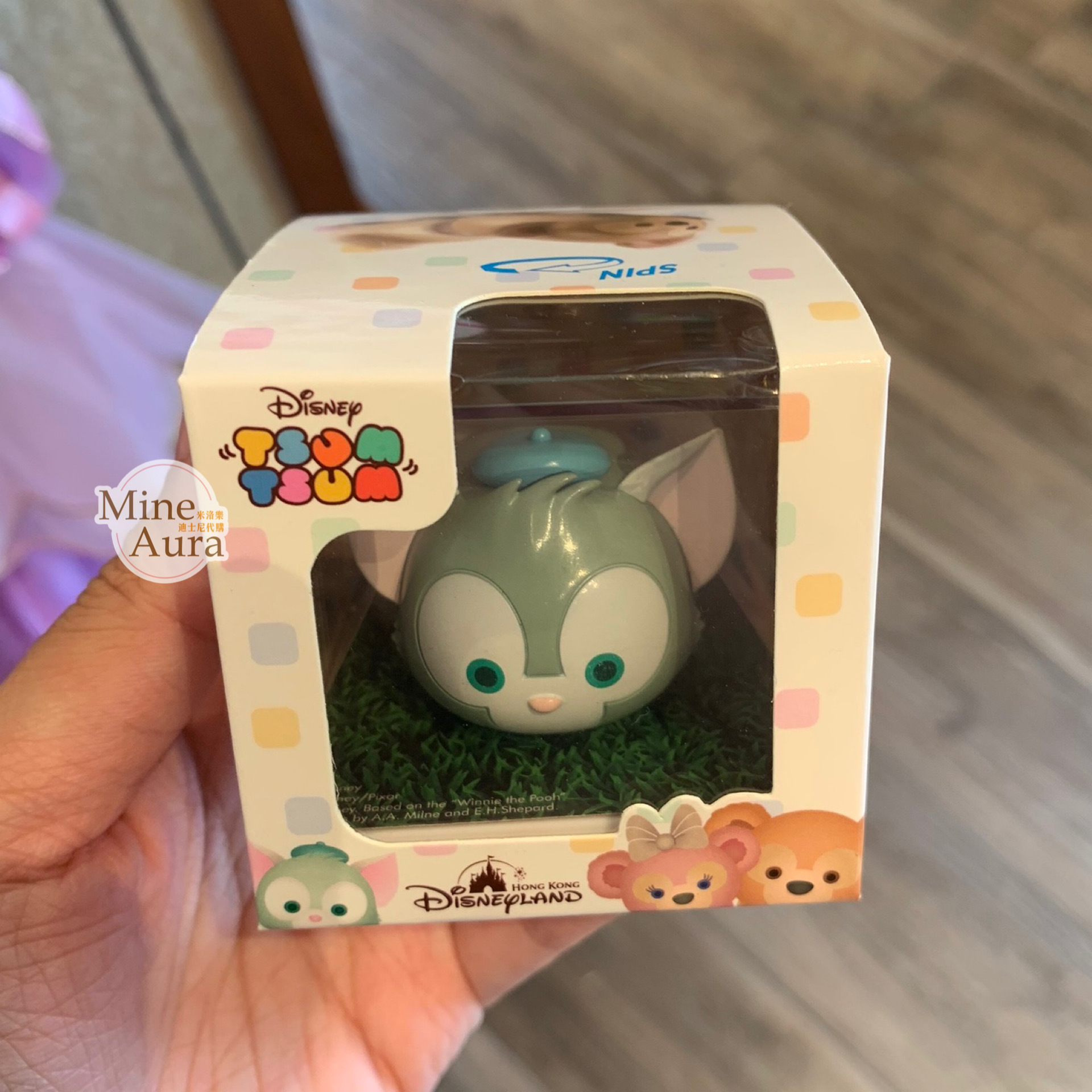 TSUM TSUM 傑拉托尼 畫家貓 Gelatoni 造型 迴力車 玩具 -香港迪士尼樂園