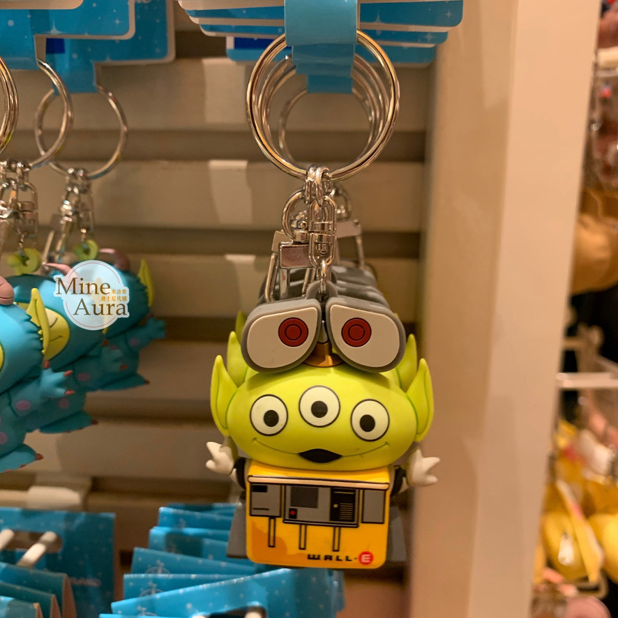 Q版 三眼怪 Alien 變裝造型 瓦力 WALL-E 立體 鑰匙圈 吊飾 玩具總動員 Toy Story -香港迪士尼樂園
