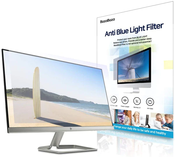 BOZABOZA Privacy Screen Filter with 81% Blue light cut | Anti-UV | 99.9% Anti-Bacteria | Anti-Glare 螢幕防窺片[抗藍光/抗菌/韓國製](PB12.5W-A-PB14.1W-B吋)