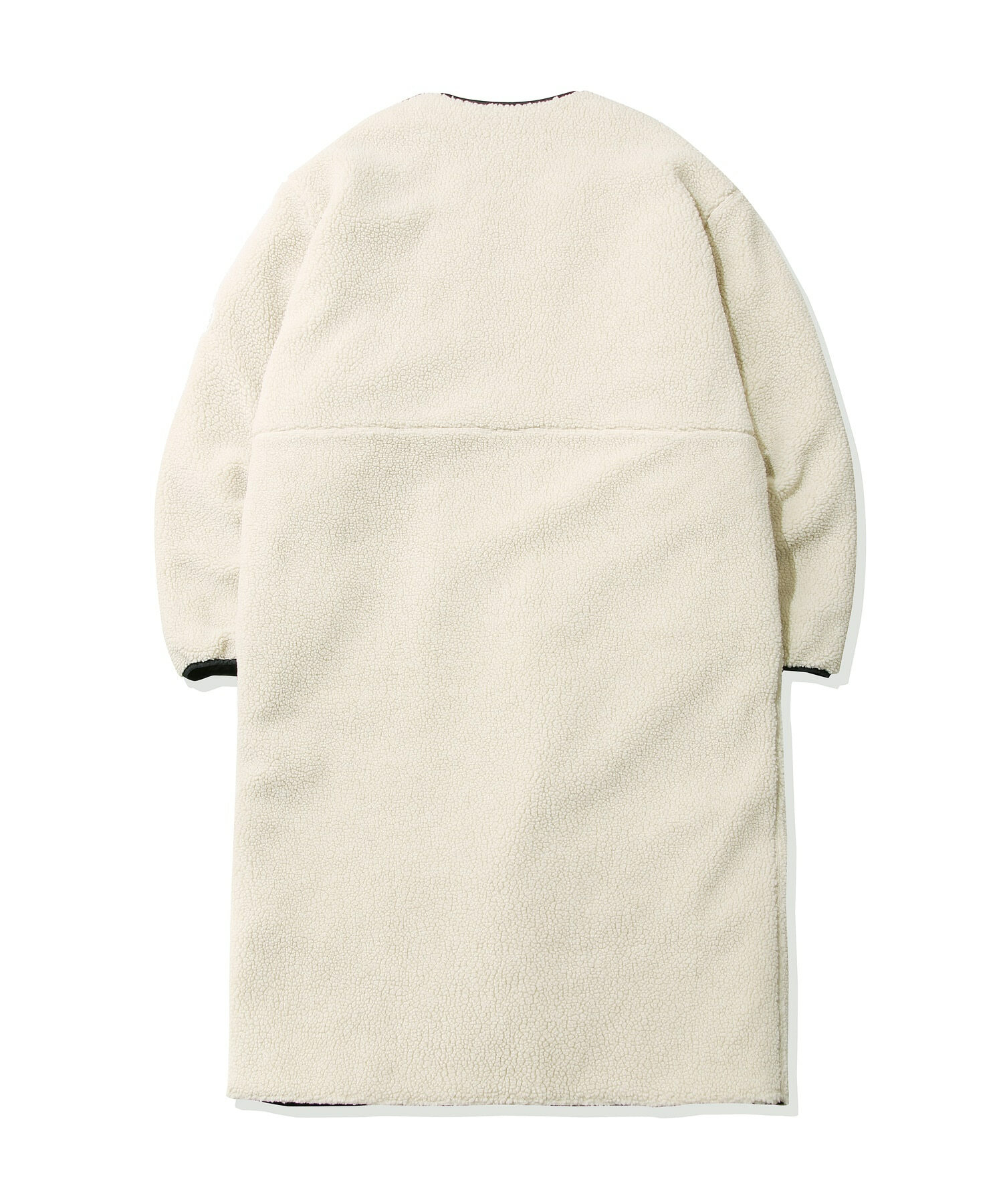 COVERNAT 雙面 抓絨外套 象牙色