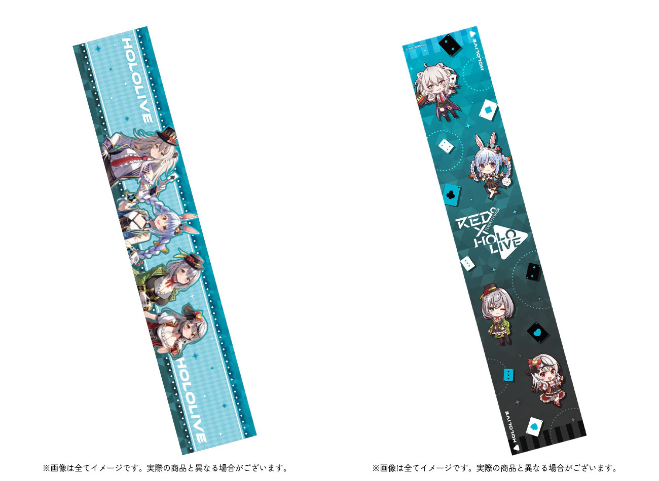 「官品代購」「第2團」Hololive ×RED° TOKYO TOWER 毛巾  Pekora 團長 獅白 沙花叉 #9