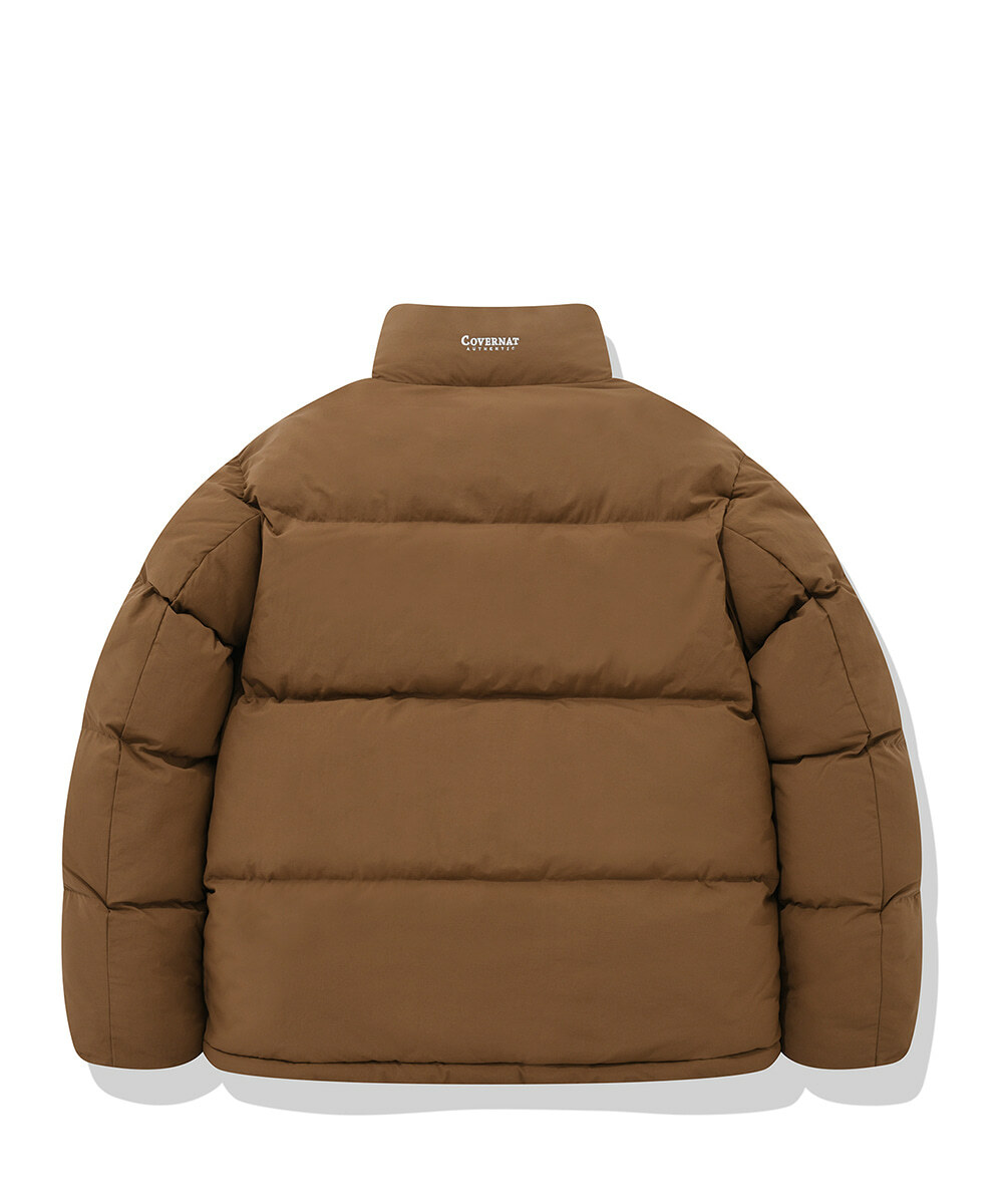 COVERNAT 防潑水 保暖 羽絨外套 咖色