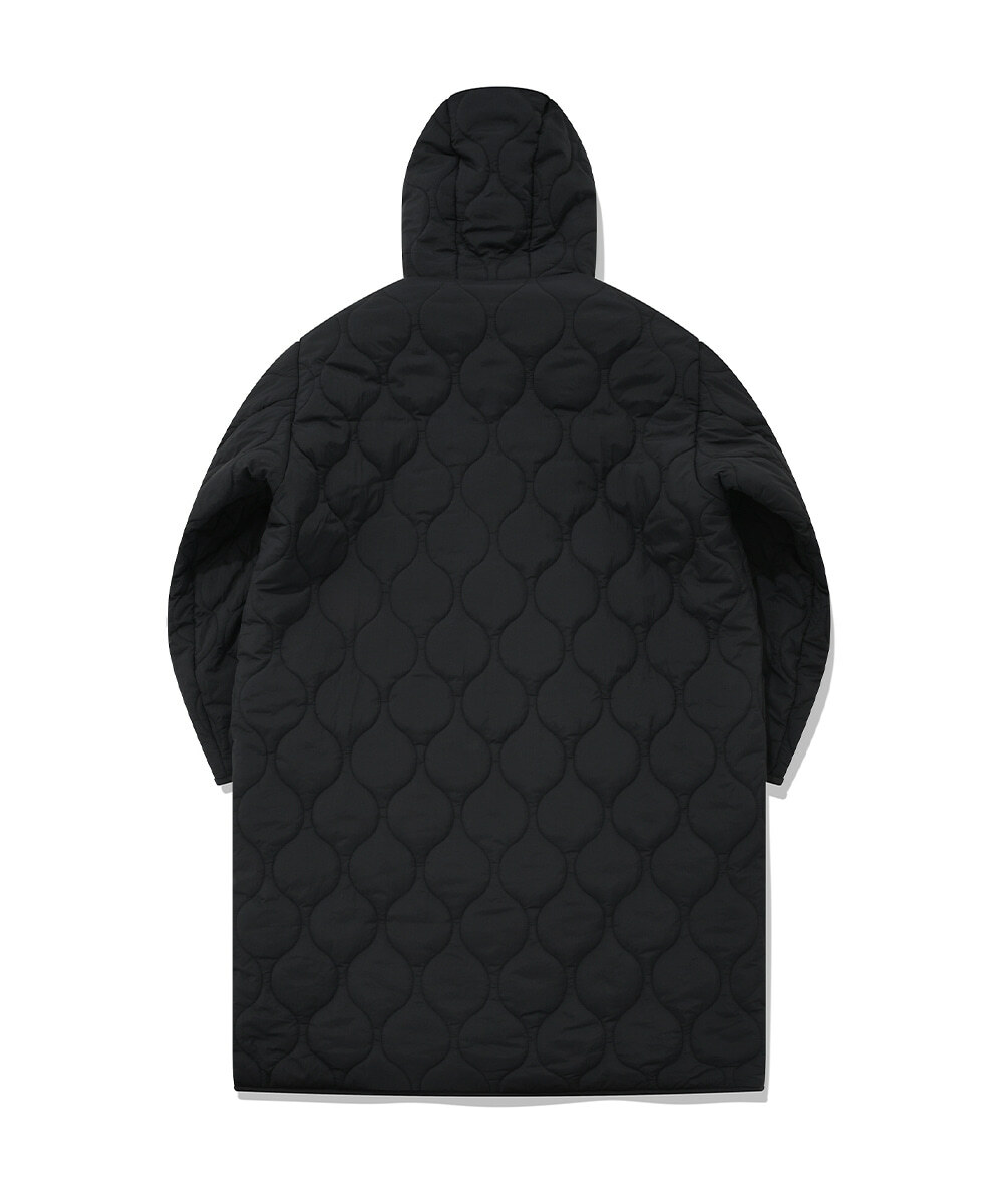 COVERNAT 連帽 M-51 長版大衣 外套  黑色