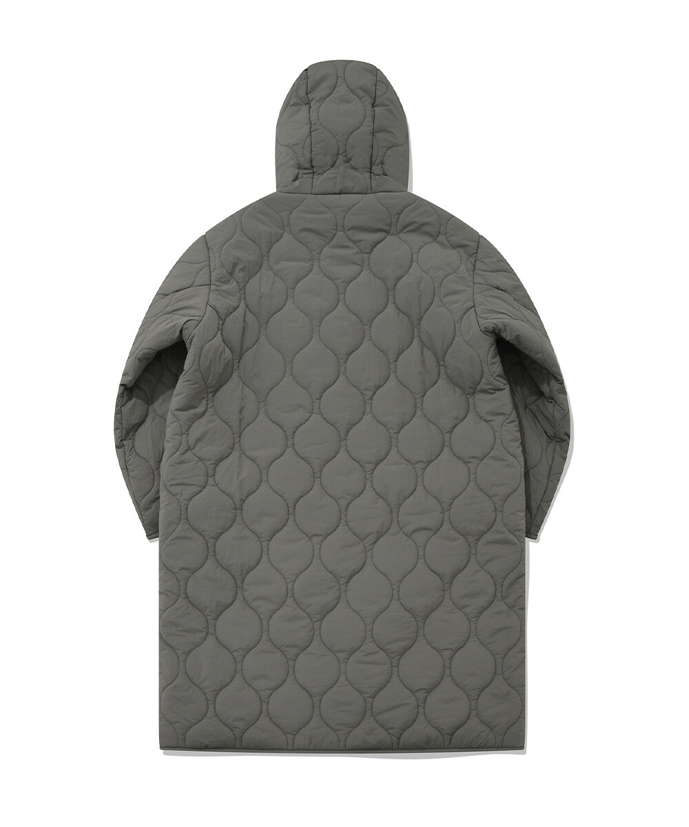 COVERNAT 連帽 M-51 長版大衣 外套  灰色