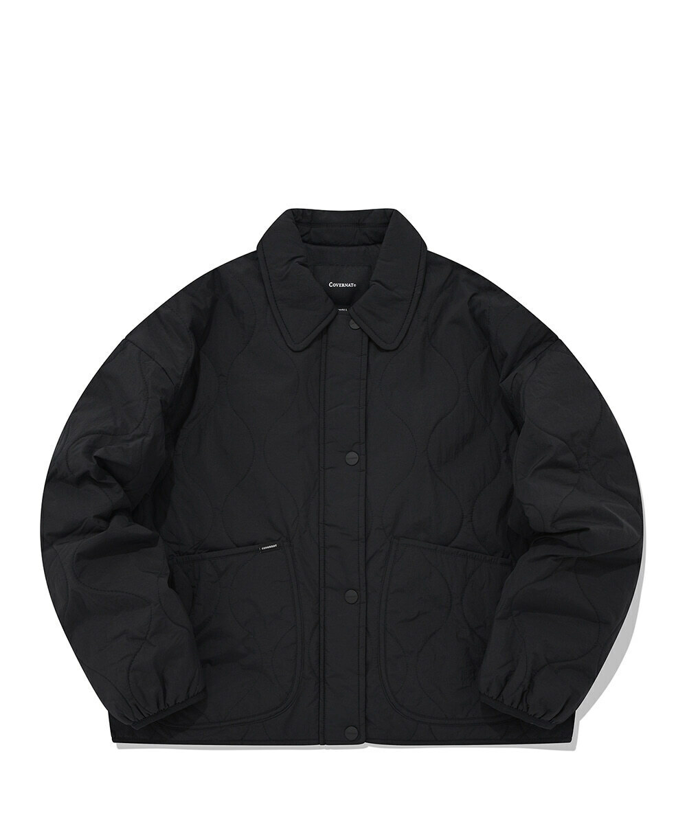 COVERNAT 有領 外套 夾克 黑色 女款