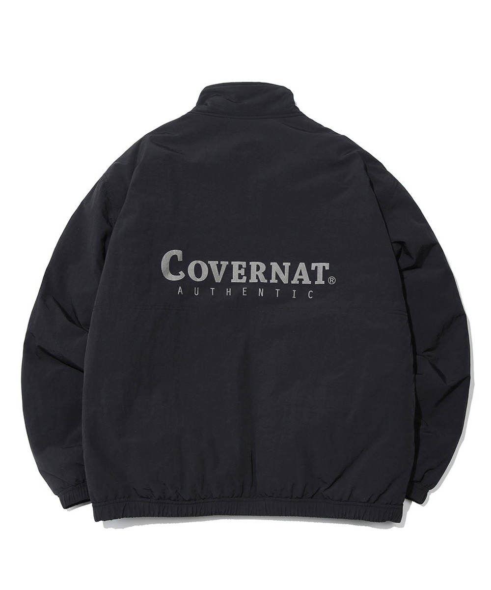 COVERNAT 背面LOGO 運動夾克 黑色
