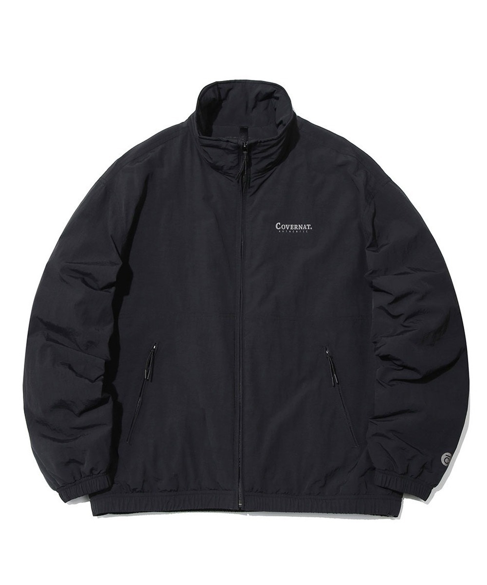 COVERNAT 背面LOGO 運動夾克 黑色