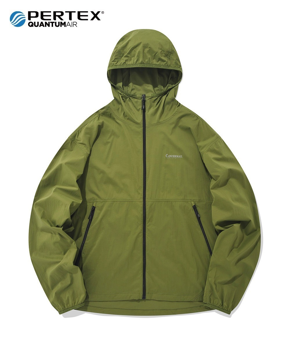 COVERNAT PERTEX  輕便可收納 風衣外套 夾克 綠色