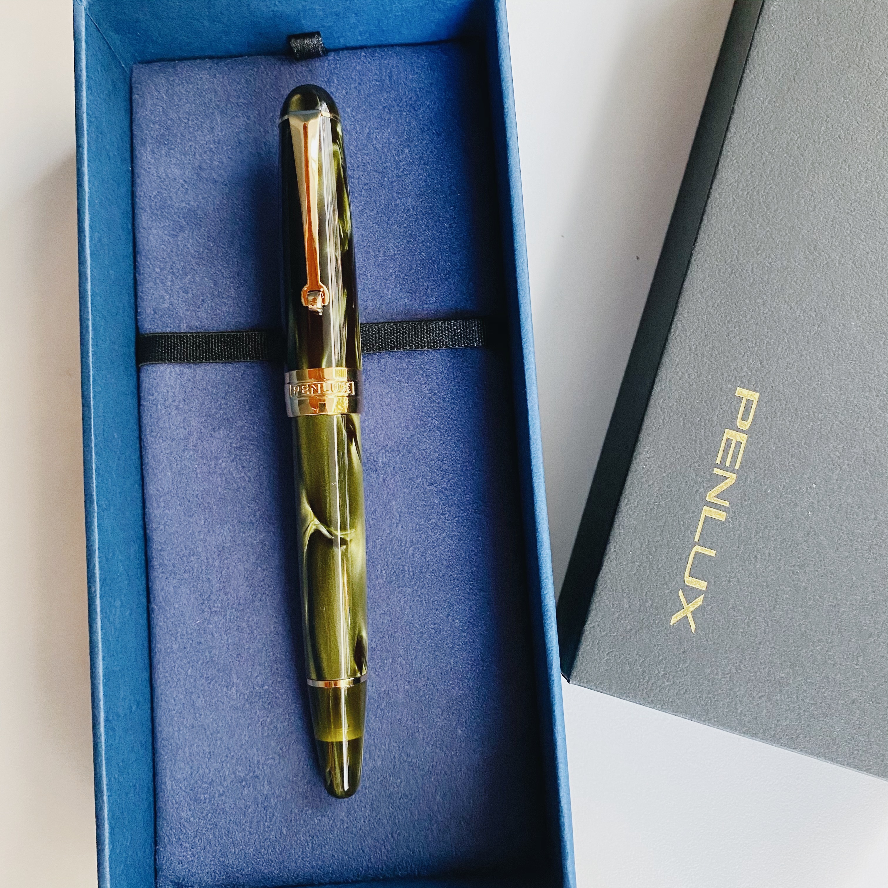 PENLUX 苔蘚 活塞上墨式鋼筆