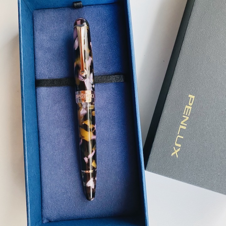 PENLUX 紫蝶 活塞上墨式鋼筆
