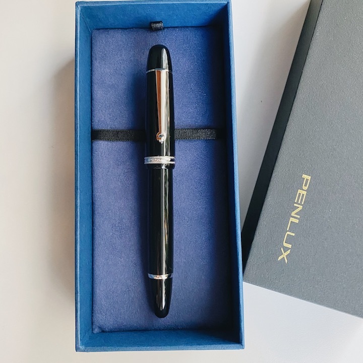 PENLUX 極致黑GRANDE BLACK 活塞上墨式鋼筆