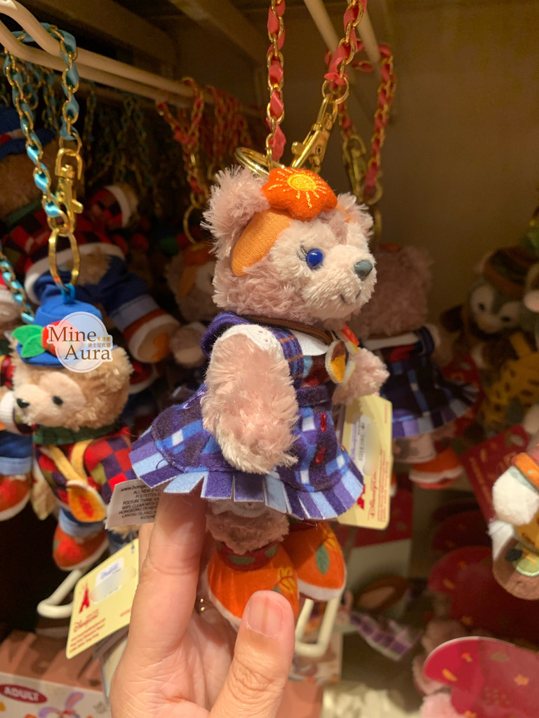 (現貨) 秋日系列 雪莉玫 ShellieMay 絨毛 鑰匙圈 吊飾 -香港迪士尼樂園