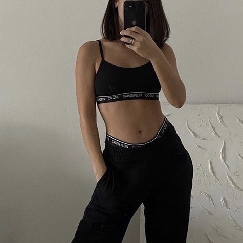 Calvin Klein CK ONE COTTON STRING 平口內衣 內衣 黑 灰 QF5727 / 現貨