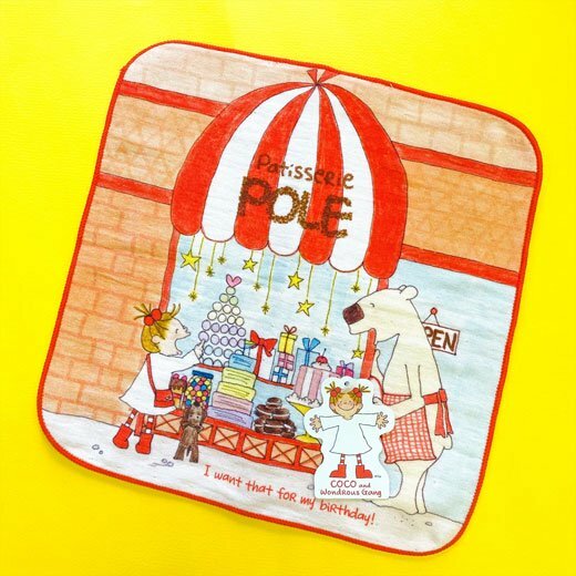 COCO醬 純棉小手帕 |日本Greeting Life