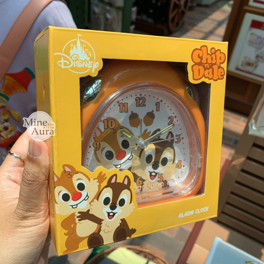 奇奇蒂蒂 Chip 'n Dale 三角造型 鬧鐘 時鐘 -香港迪士尼樂園