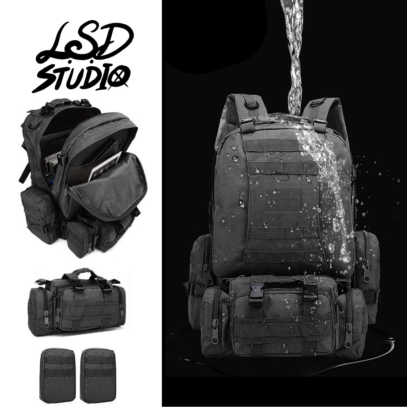 【BGPB011】特攻機能組裝大容量戰術後背包