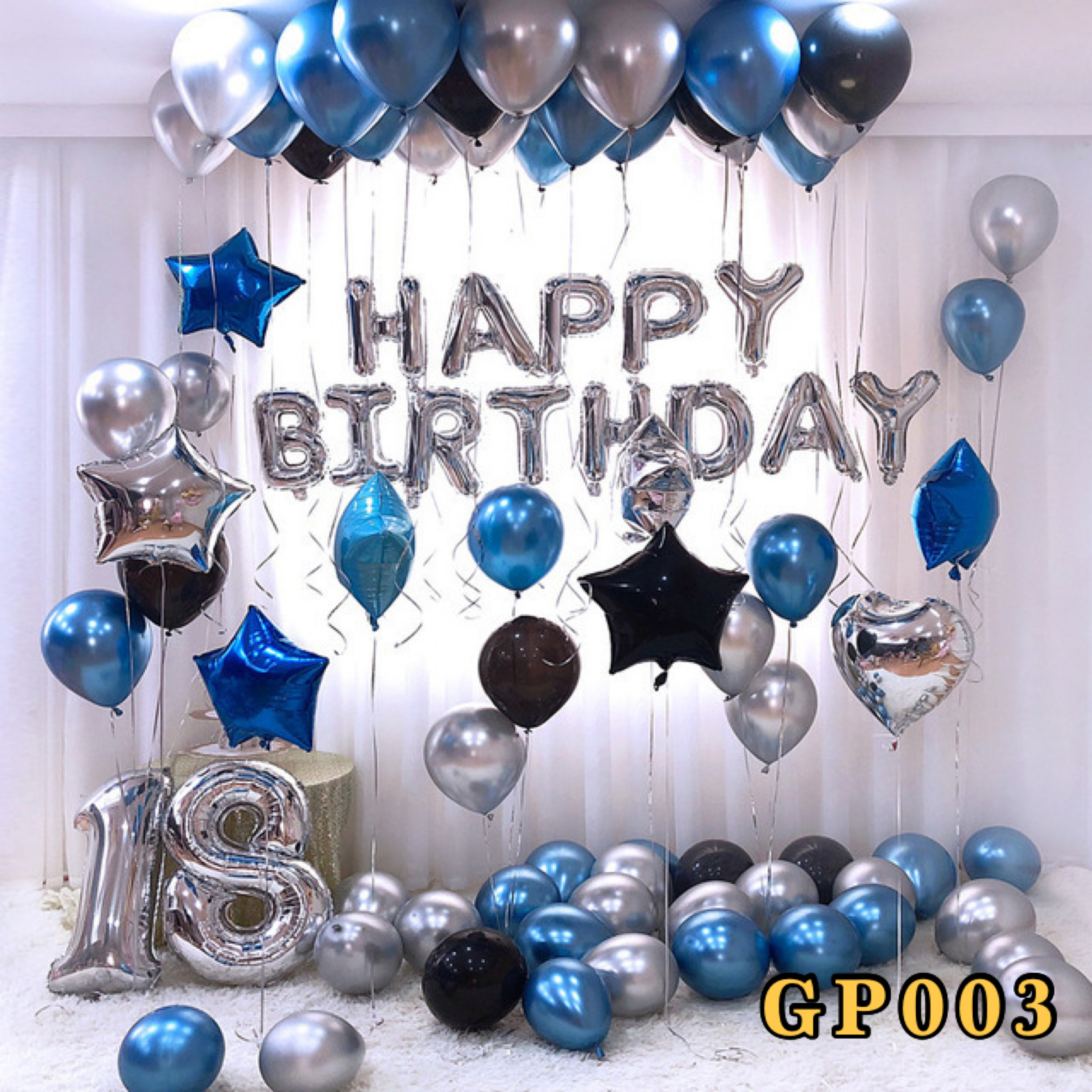 🎂生日氣球套裝GP003👉現貨
