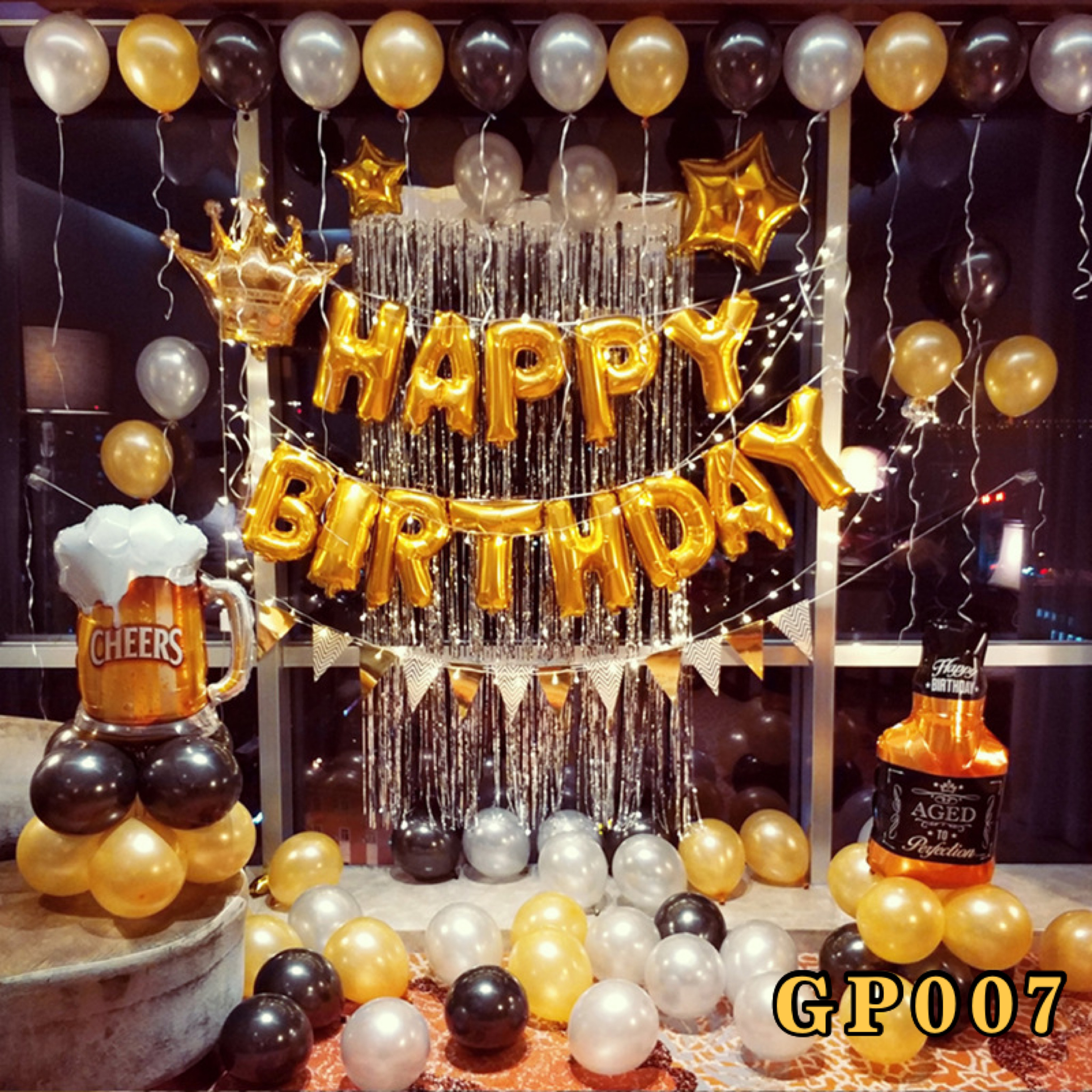 🎂生日氣球套裝GP007 👉現貨