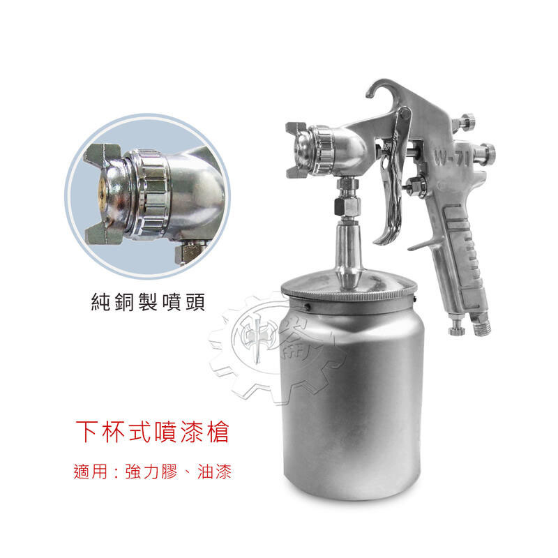 ＊中崙五金【附發票】DAB 1000CC 大孔俓 3.0MM 強力膠用 噴漆槍 W-77 噴筆 油漆噴槍 油漆槍