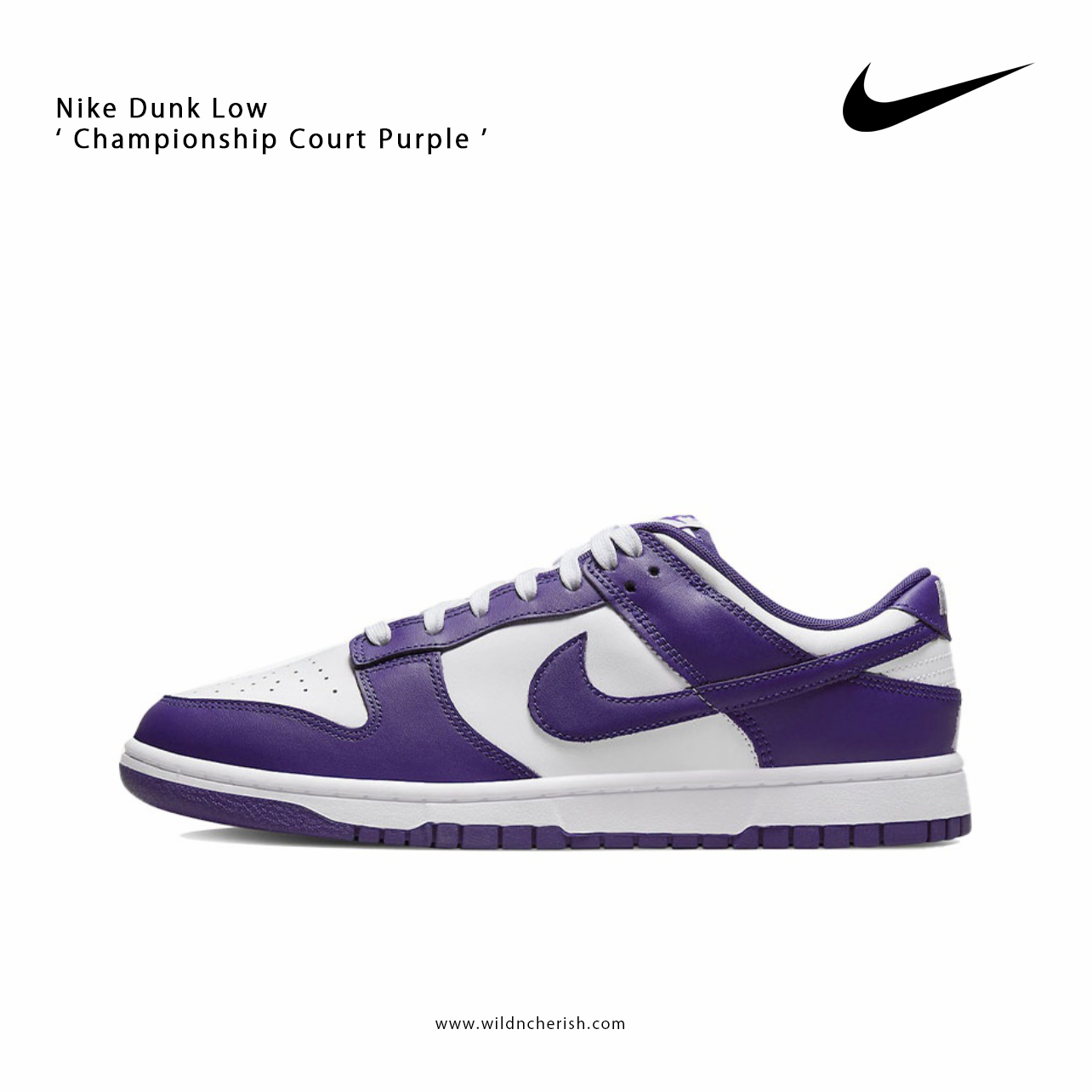預訂| Nike Dunk Low ' Championship Court Purple '