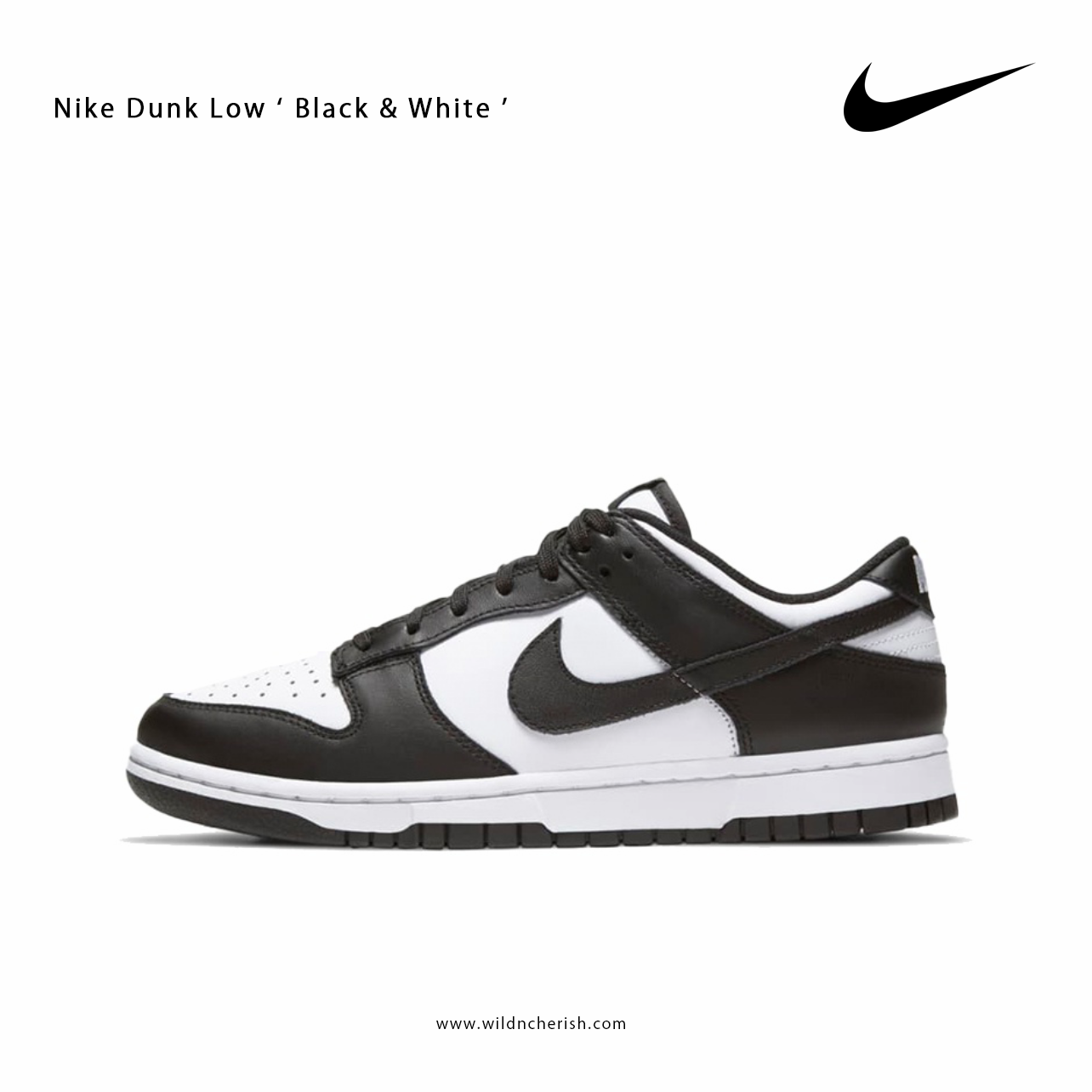 預訂| Nike Dunk Low ( Black / White )