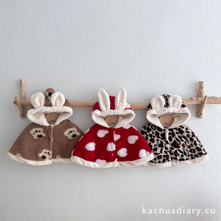 Baby animal ear cape