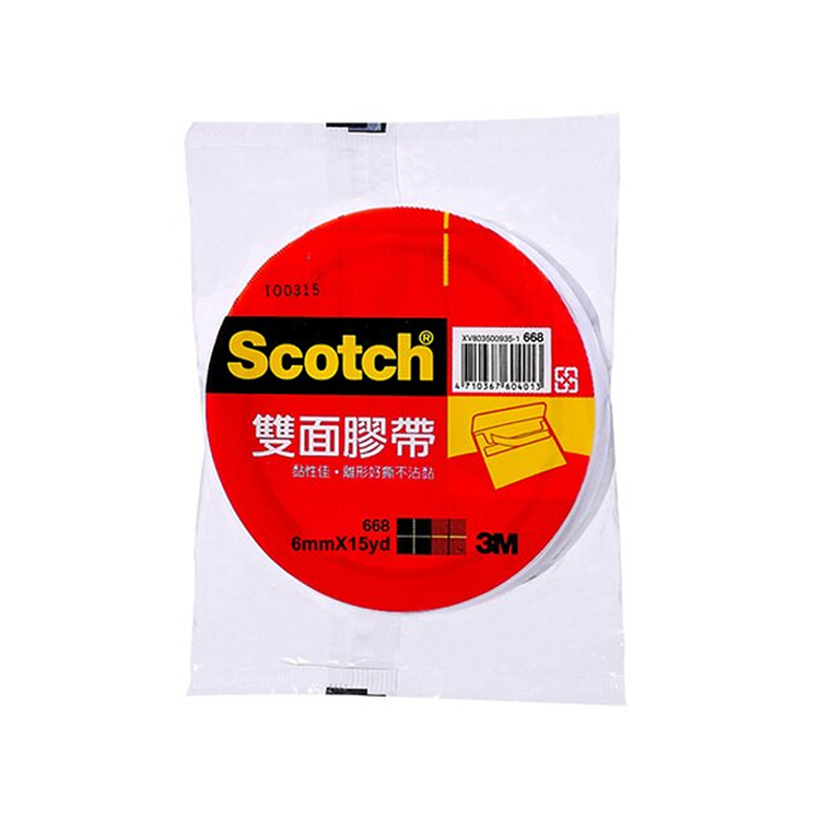 【3M】雙面膠帶 6mm*15Y (單捲)