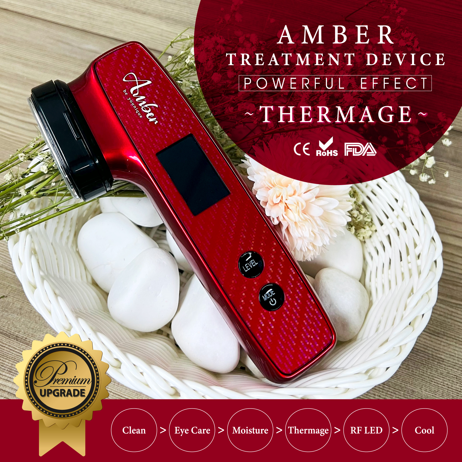 Amber 6 In 1 Beauty Device (Thermage)