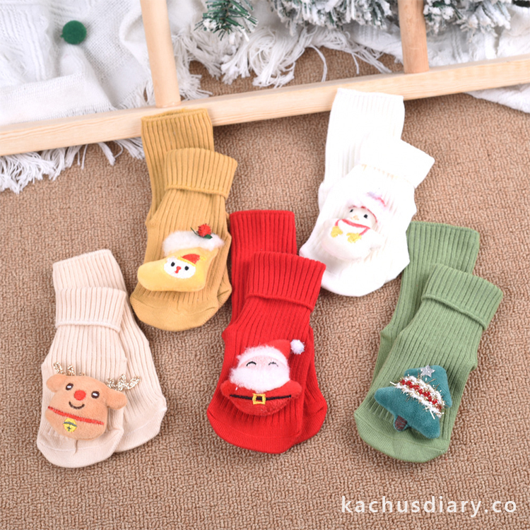 baby non-slip toddler christmas socks