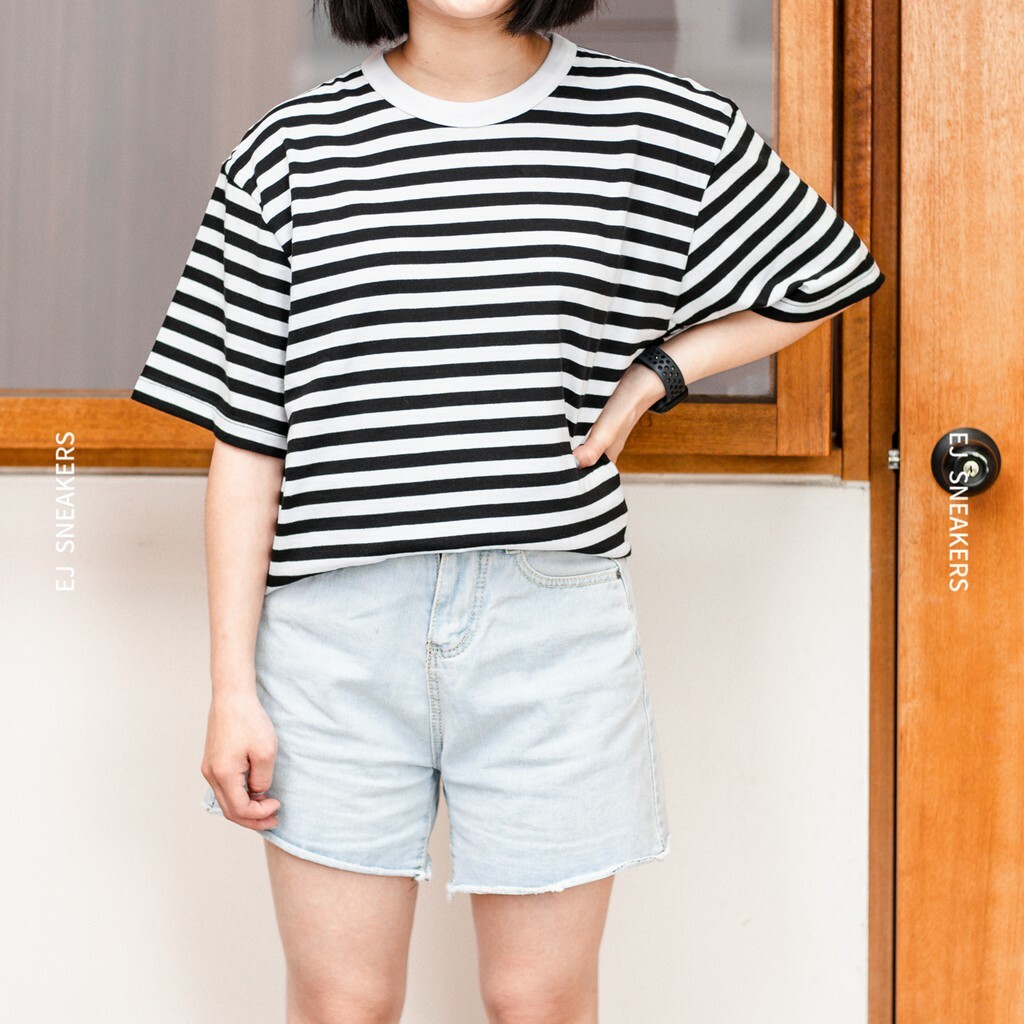 United Athle 條紋 5.6OZ 線條 橫條紋 TEE 黑色 深藍 男女 素T UA / 調貨