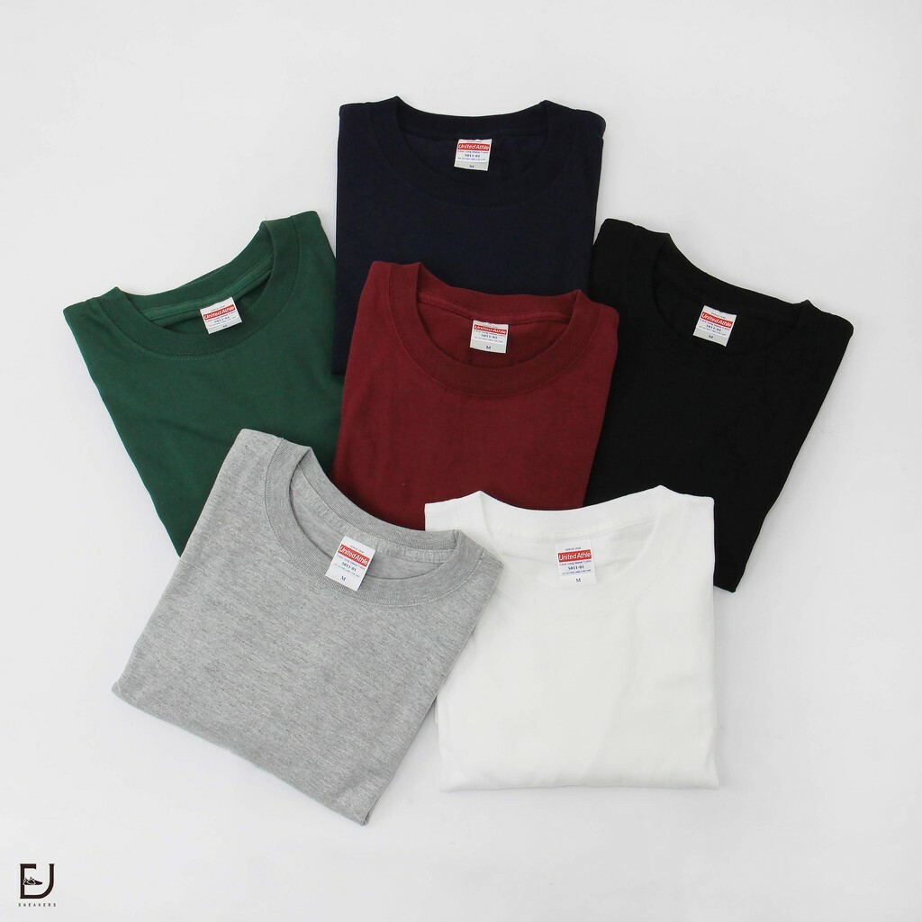 United Athle 頂級柔棉 5.6oz.薄長袖 男女可穿 5011-01 黑 白 深灰 軍綠 深藍 / 現貨