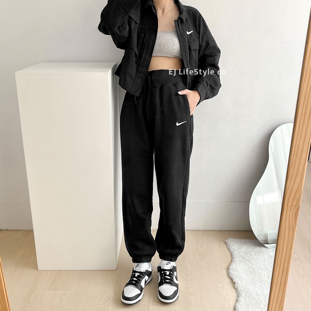 NIKE LOGO 棉褲 長褲 縮口 黑色 DQ5888-010 灰色DQ5888-063 / 調貨