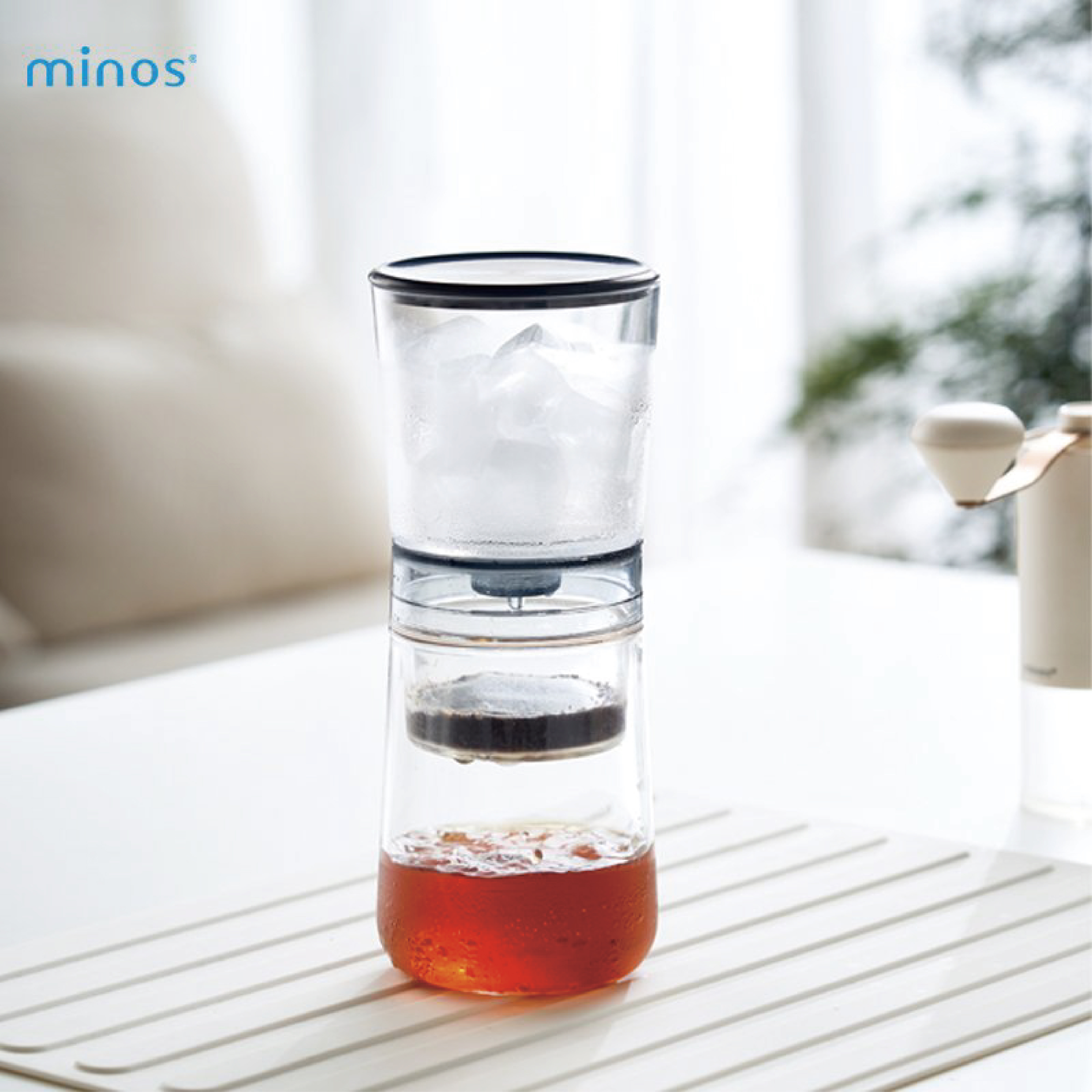 minos 冰滴咖啡壺 350ml（夏日消暑／2小時快速萃取／發酵酒感）
