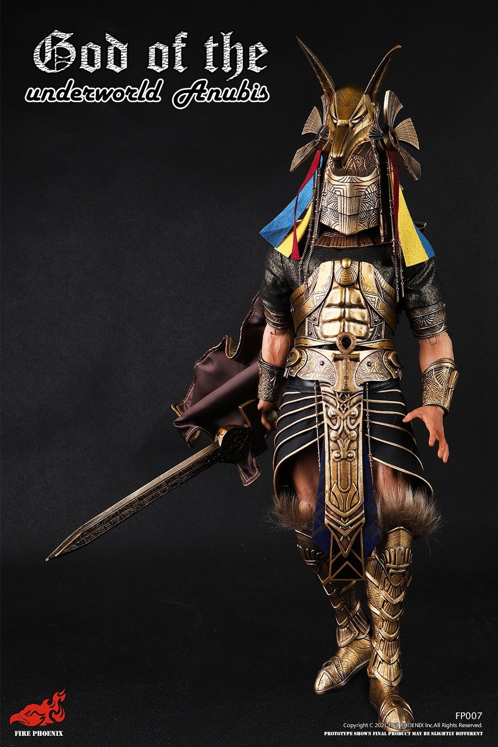 FIRE PHOENIX FP007 DIECAST ALLOY - THE PROTECTER OF UNDERWORLD - ANUBIS (現貨)