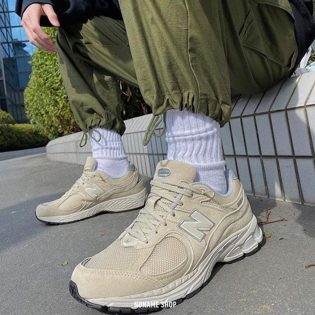 NEW BALANCE NB 2002 韓版 復古 麂皮 輕量 老爹鞋 慢跑鞋 奶油米白 ML2002RE (男/女款)
